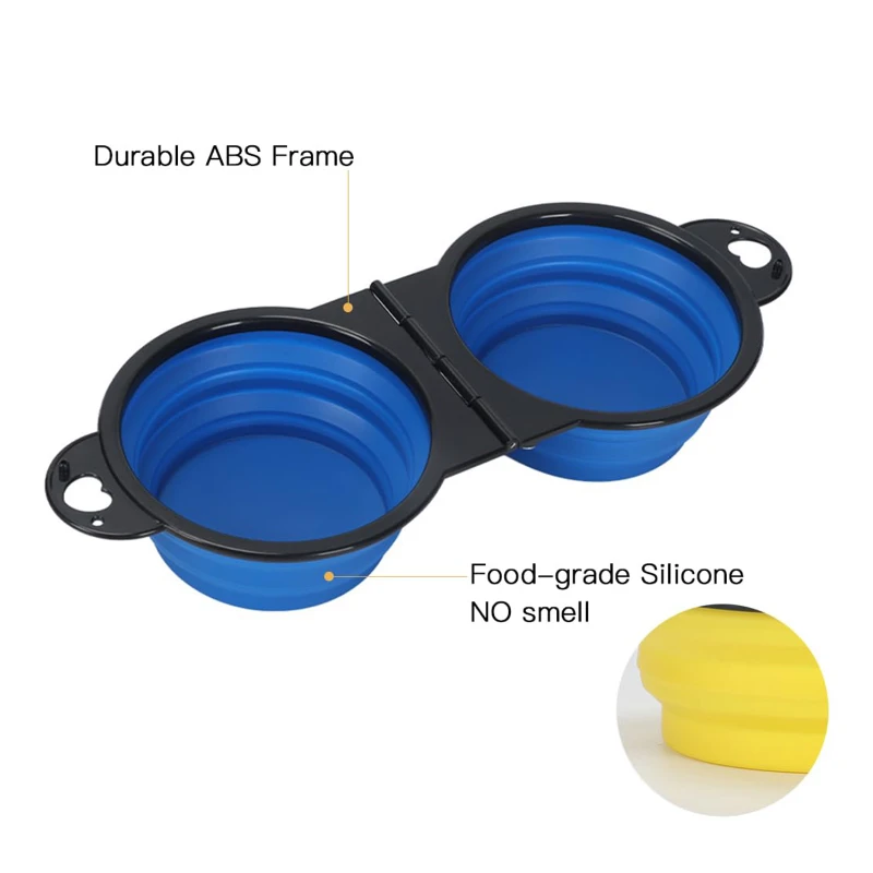 silicone collapsible pet bowls