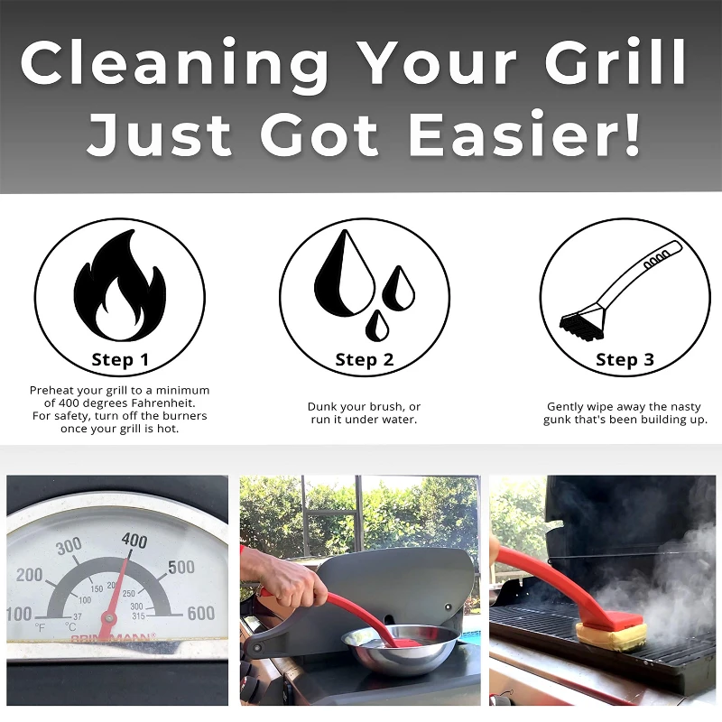 grill brush bristle free