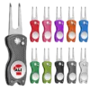 all metal foldable golf divot tool