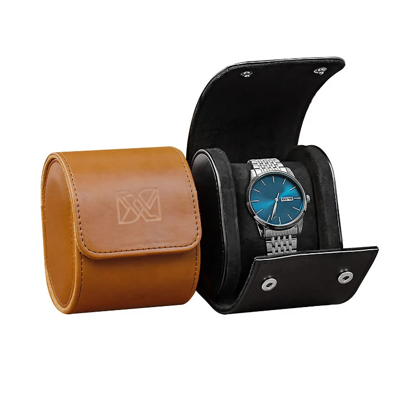 classic elegance leather watch case