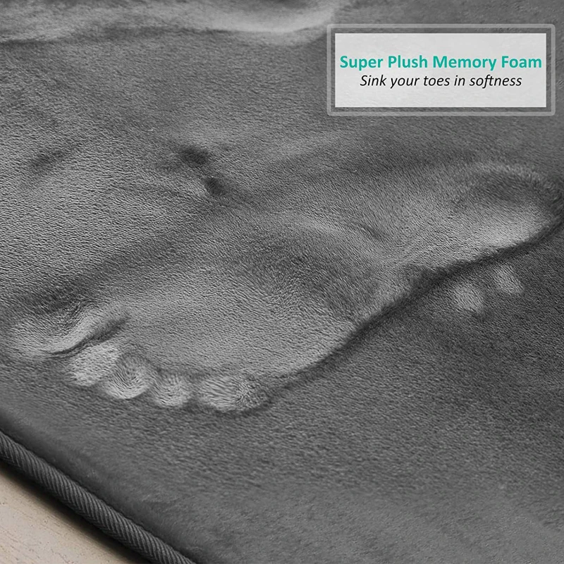 extra soft memory foam bath mat