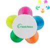5 in 1 flower shape watercolor highlighter pen