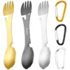 multi function 5 in 1 utility tactical fork spoon