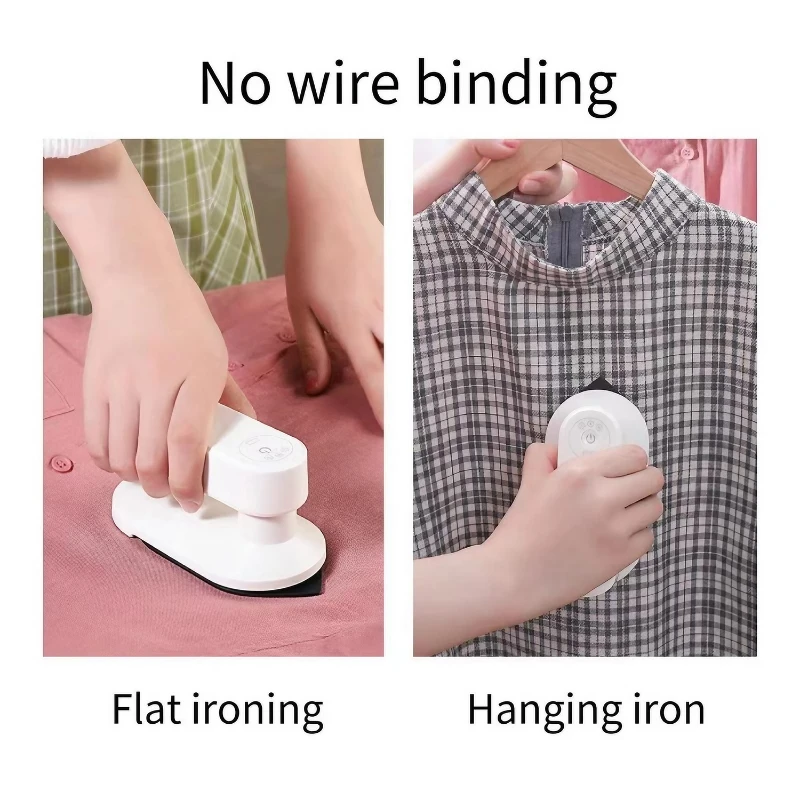 wireless portable mini clothing iron usb charging