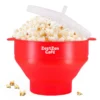 microwaveable silicone popcorn popper