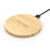 wireless bamboo charging pad