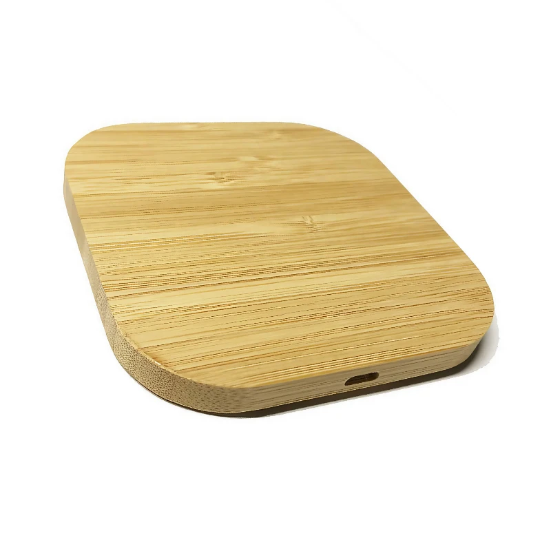 wireless bamboo charging pad