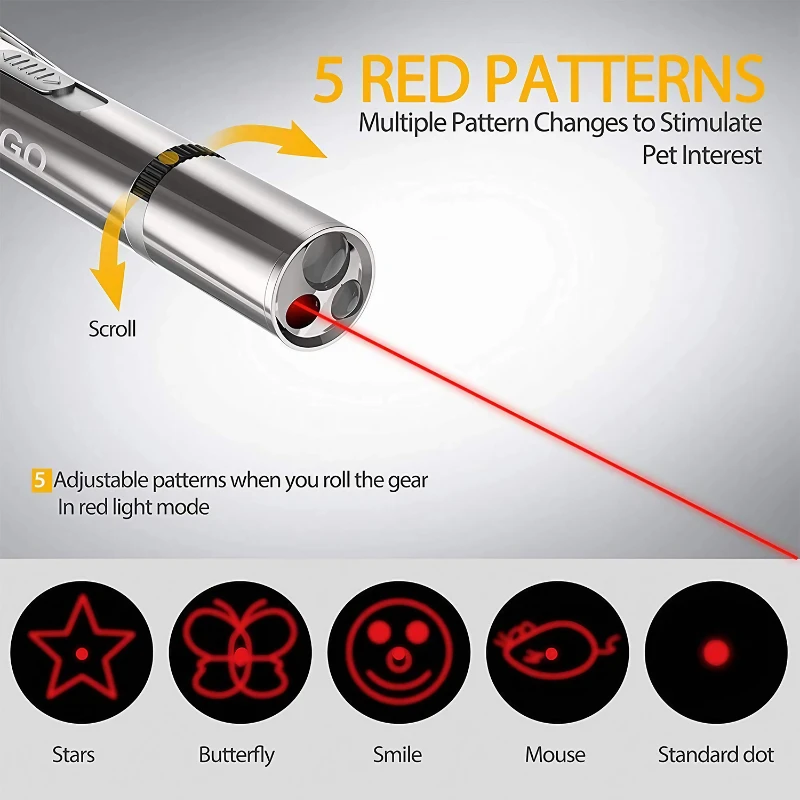 laser pointer interactive toys for indoor cats dogs