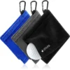 microfiber golf towel with carabiner