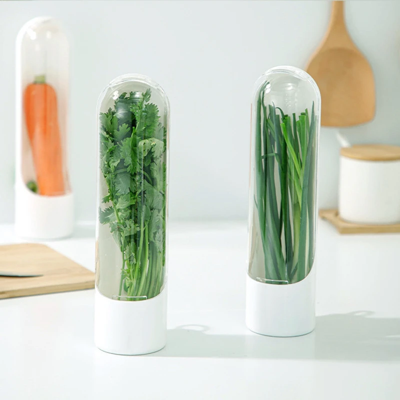 herb storage containers for refrigerator