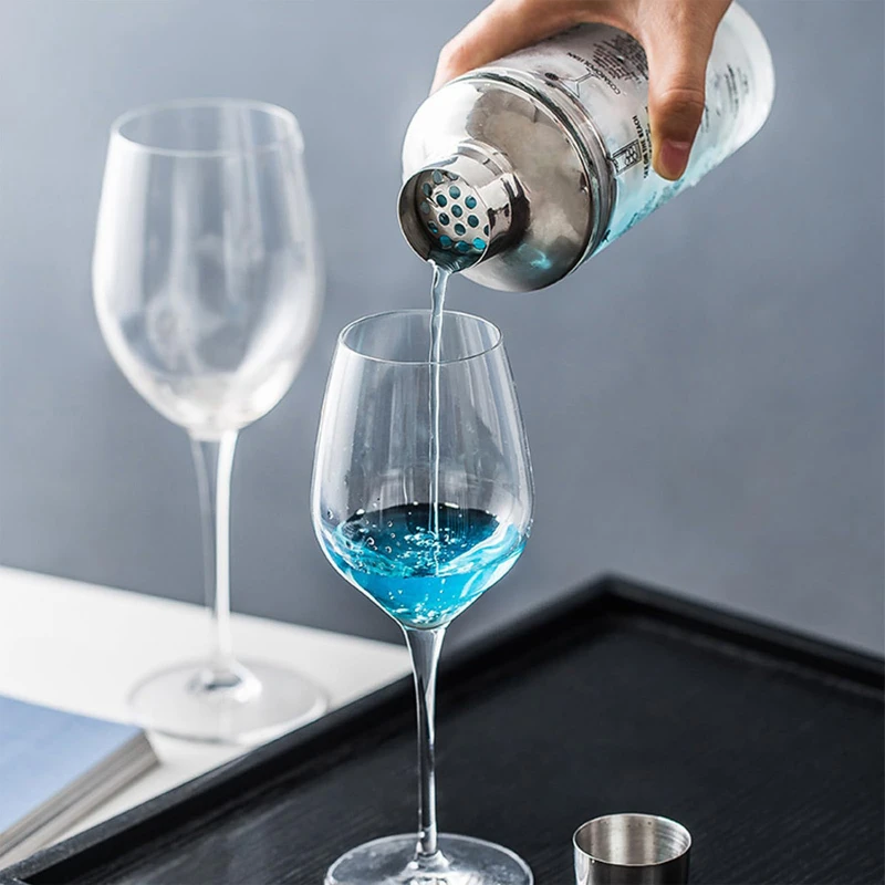 5 pcs stainless steel cocktail shaker