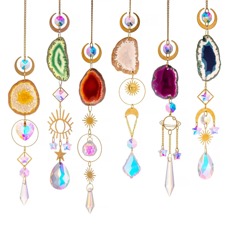 sun catchers with crystals