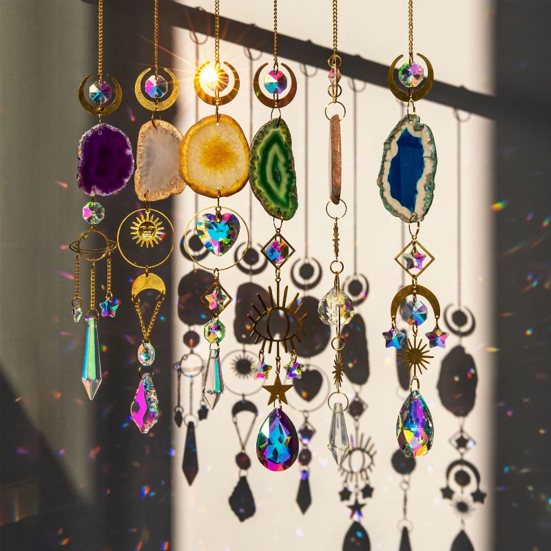 sun catchers with crystals