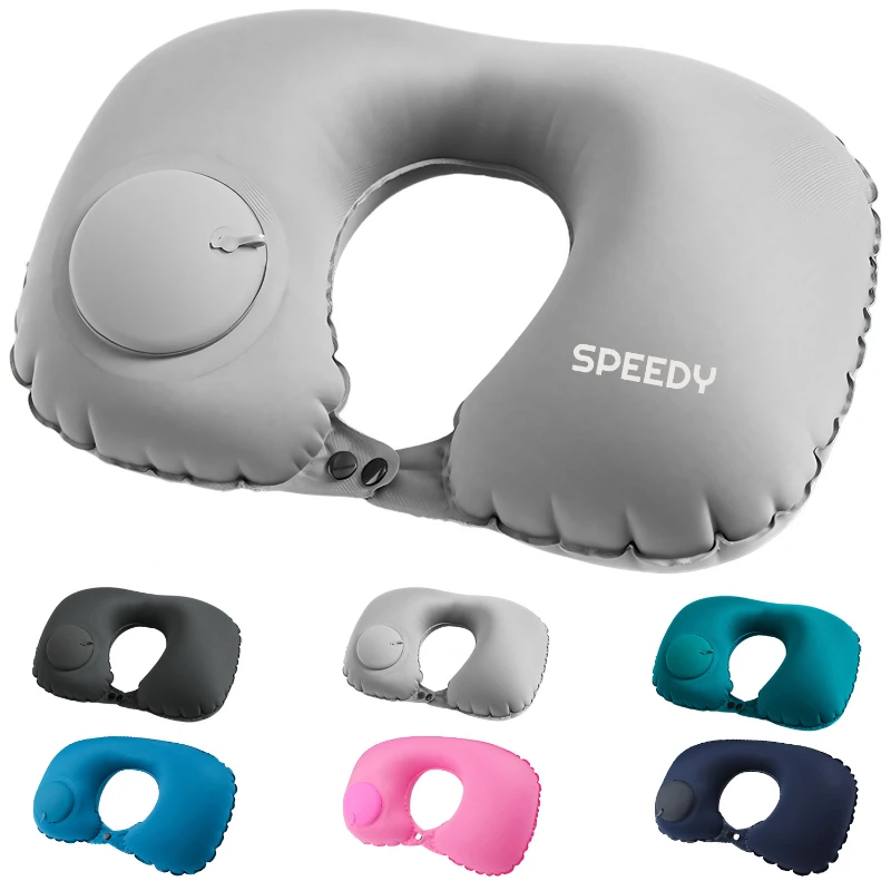 ultra soft inflatable u shaped travel pillow