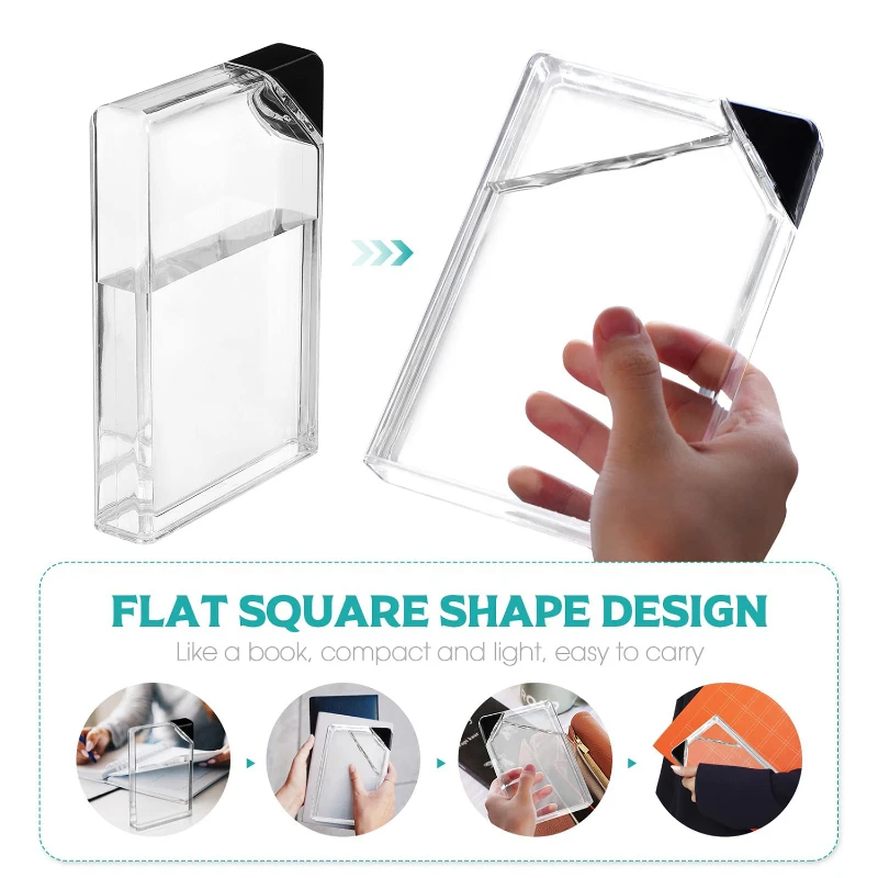 flat water bottle transparent 450ml