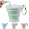collapsible silicone travel cups