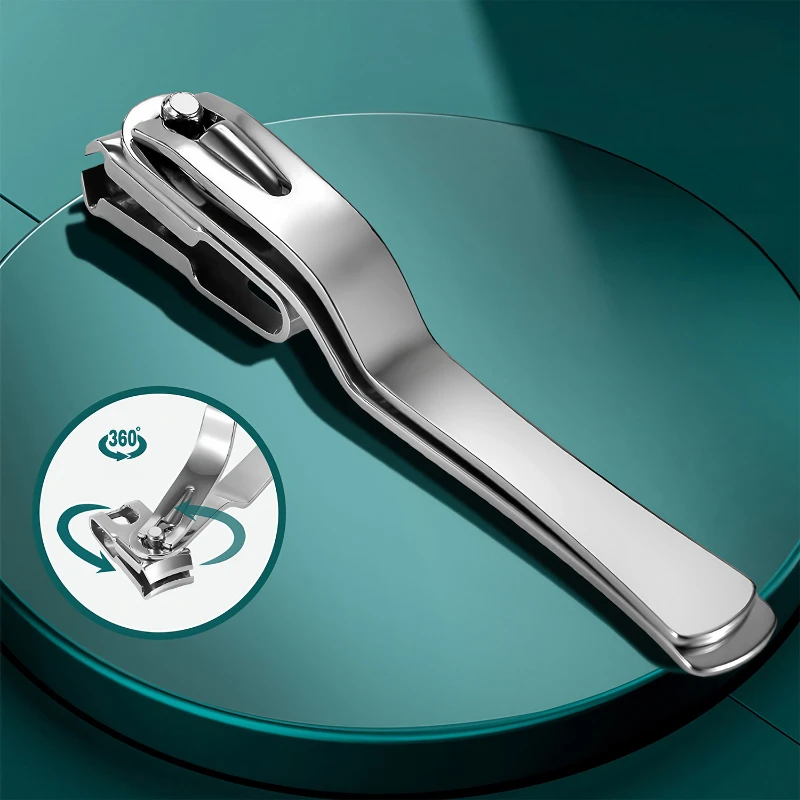 360 swivel stainless steel nail clipper