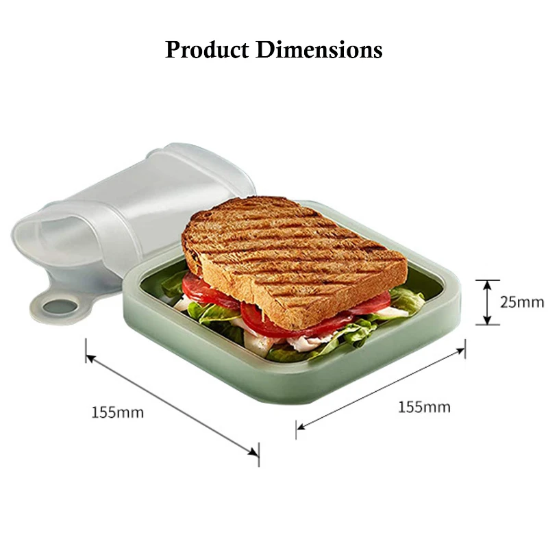 silicone sandwich container