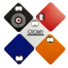 square coaster with bottle opener