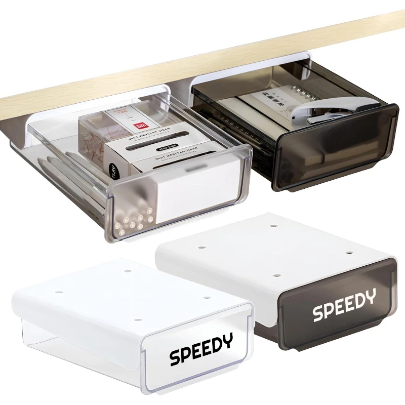 under desk storage drawer self adhesive