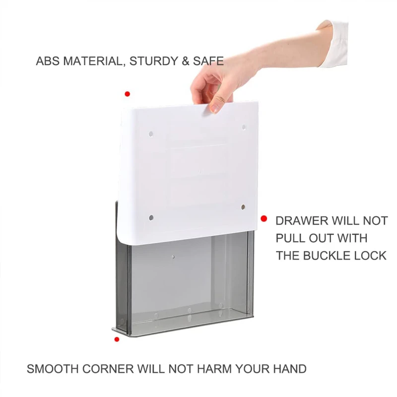 under desk storage drawer self adhesive