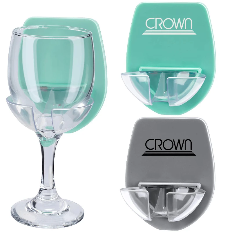 wine glass holder for bath & shower