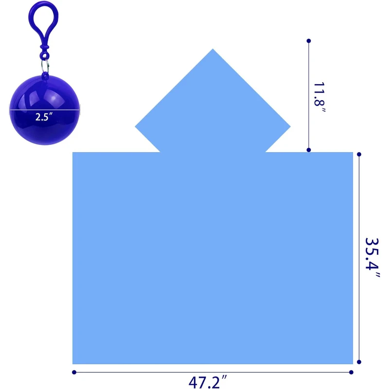 portable disposable raincoat