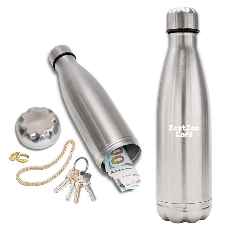 safe storage stainless steel water bottle