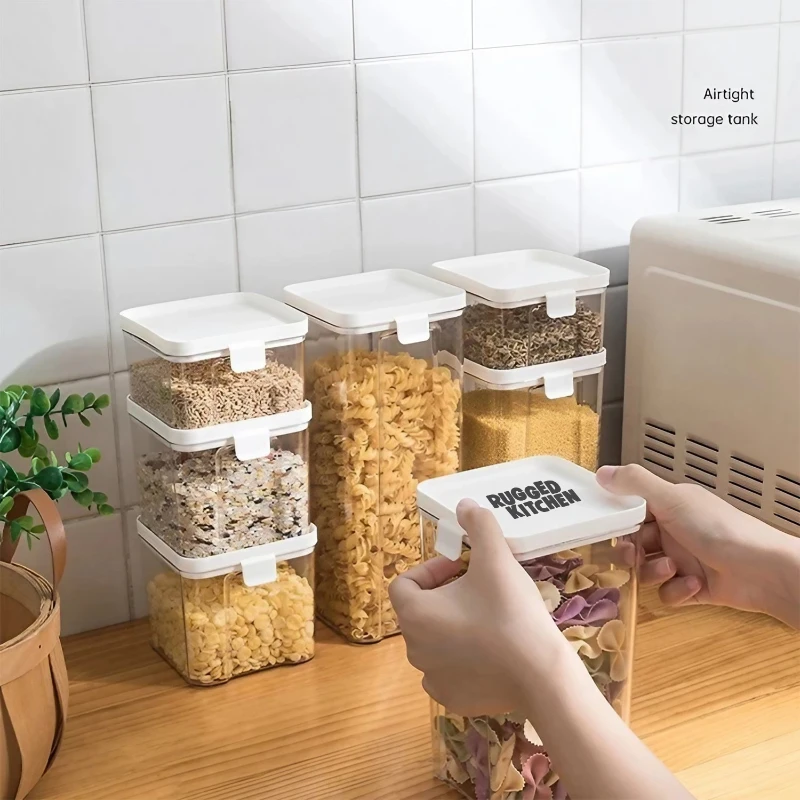 stackable airtight food storage containers