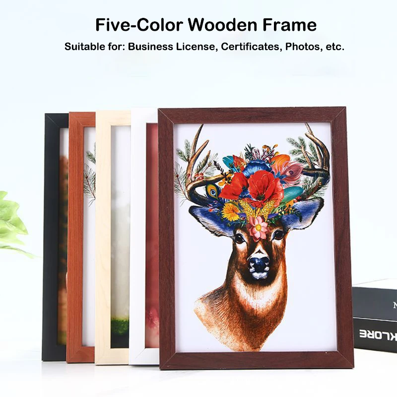 wooden certificate frame