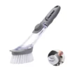 automatic liquid filling kitchen cleaning brush