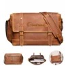 Genuine Cowhide Messenger Bag