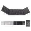 tri fold foldable bluetooth keyboard with touchpad