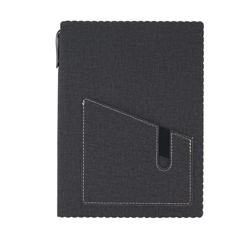 a5 pu pocket notebook black