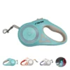 9.8 ft retractable leashes with led light