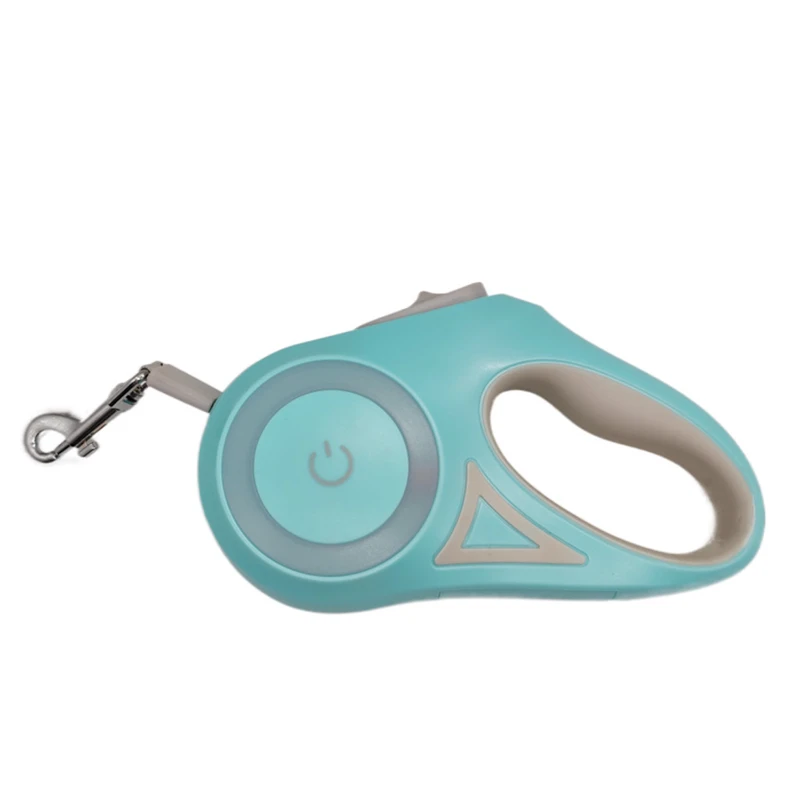 9.8 ft retractable leashes with led light