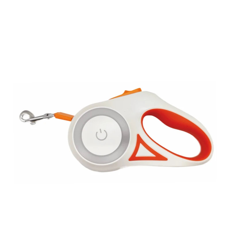 9.8 ft retractable leashes with led light
