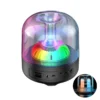 Colorful Light Wireless Glass Bluetooth Speaker