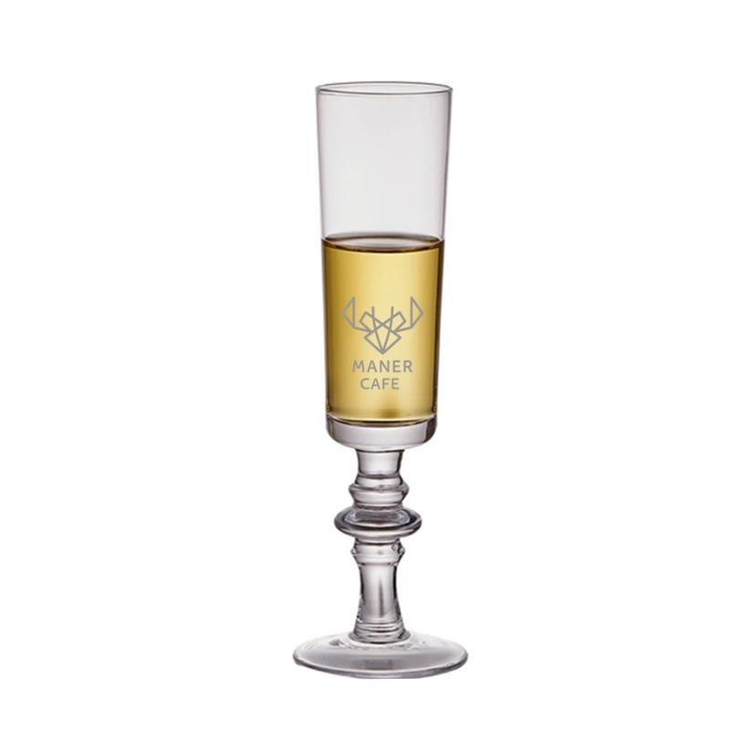 5.4 oz flutes glasses champagne