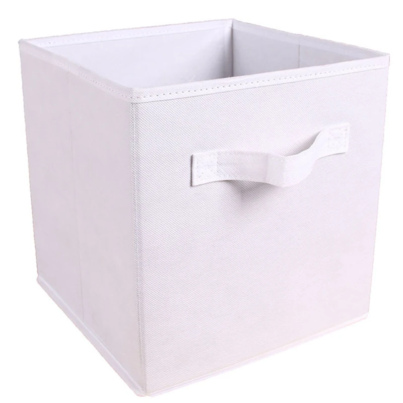 collapsible storage cubes organizer with handles