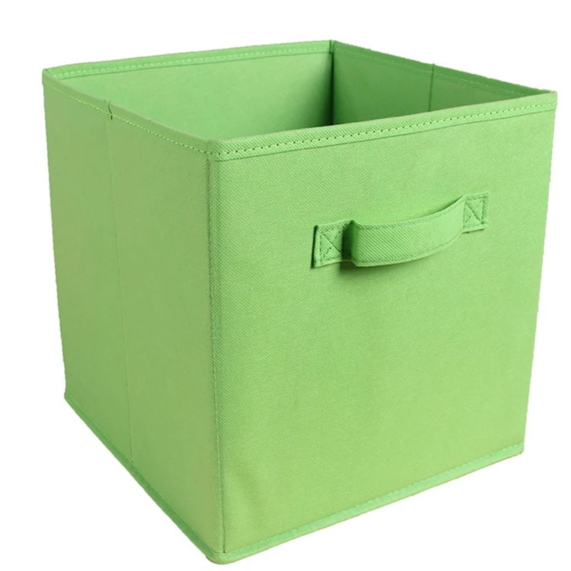 collapsible storage cubes organizer with handles