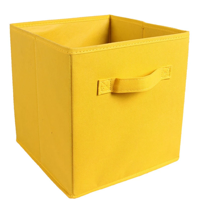 collapsible storage cubes organizer with handles