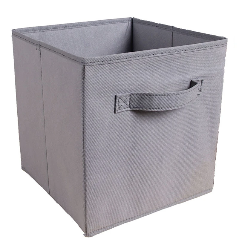 collapsible storage cubes organizer with handles