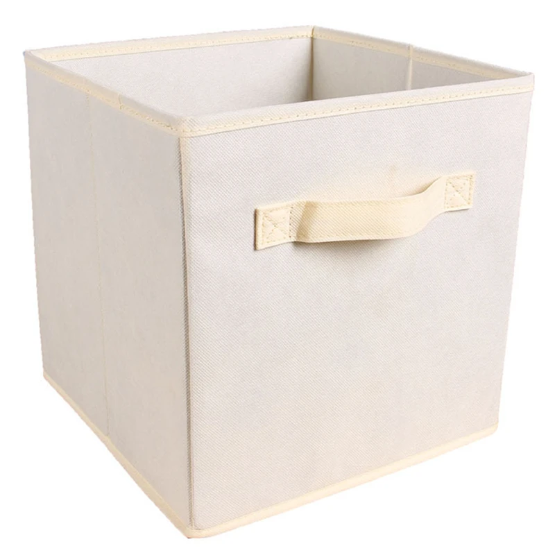 collapsible storage cubes organizer with handles