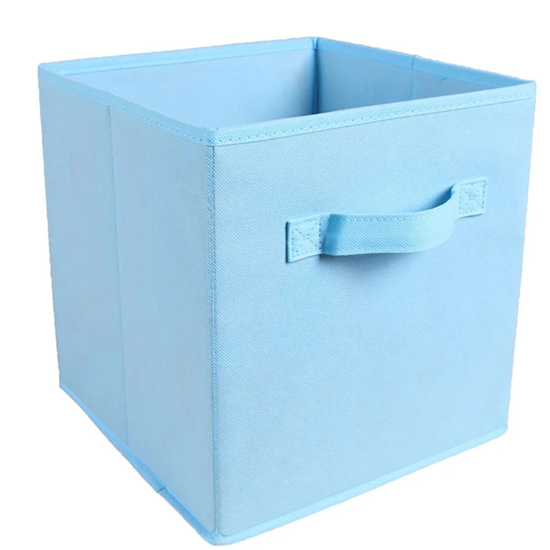 collapsible storage cubes organizer with handles