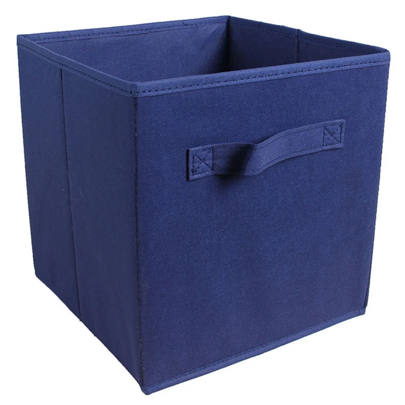 collapsible storage cubes organizer with handles