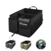 compact car trunk organizer with adjustable straps