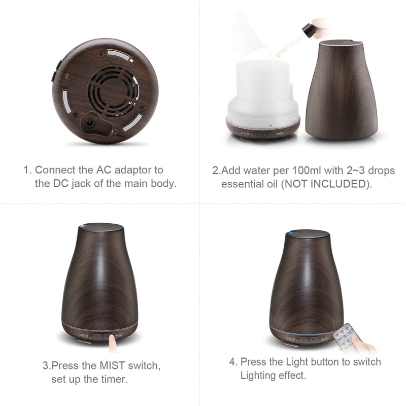 diffusers for essential oils aromatherapy