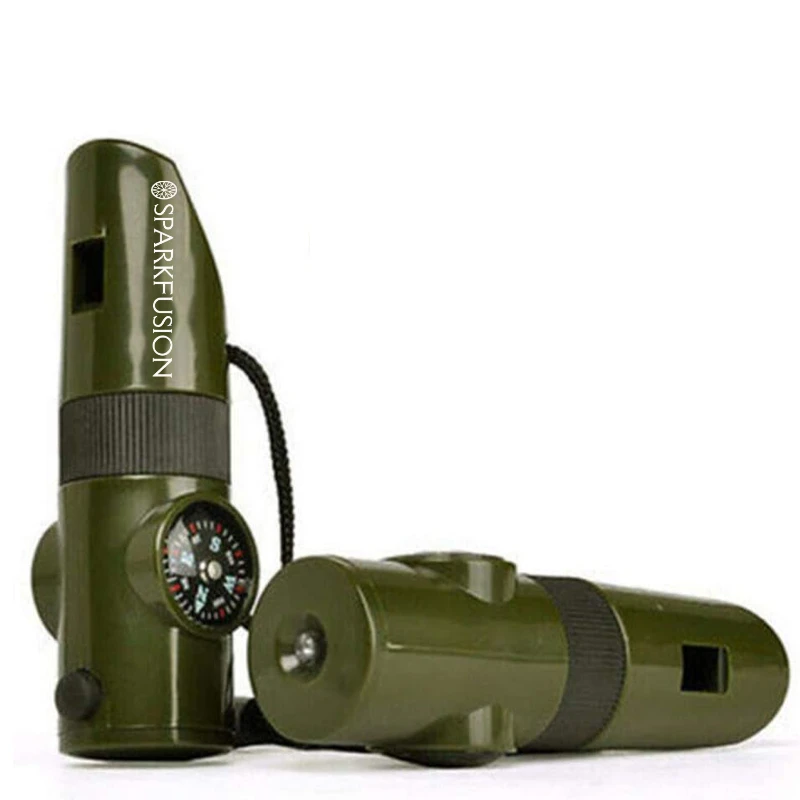 7 in 1 survival multifunction tools outdoor hiking accessori