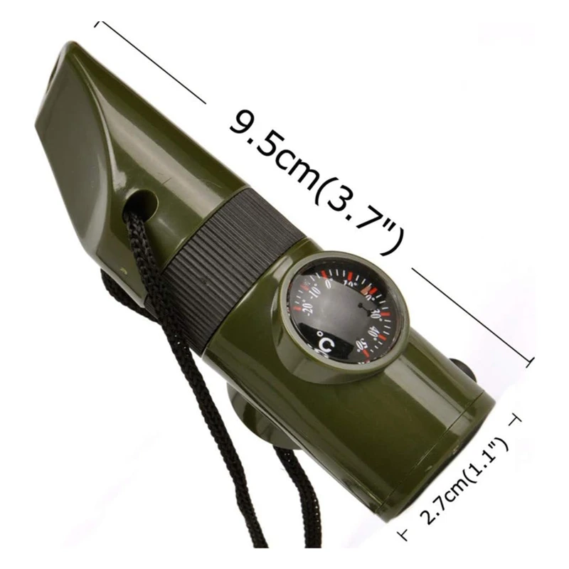 7 in 1 survival multifunction tools outdoor hiking accessori